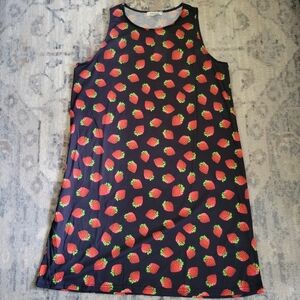 Exist | Navy Blue Strawberry Tank Dress